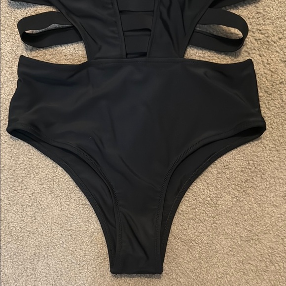TiniBikini Black One Piece Swimsuit - Picture 7 of 12